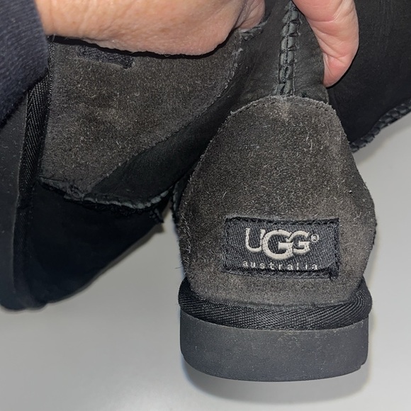 UGG genuine leather upper classic Tall womens sheepskin boots size W5 - Picture 6 of 11
